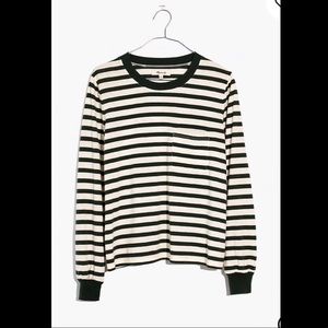 Madewell stripe long sleeve tee